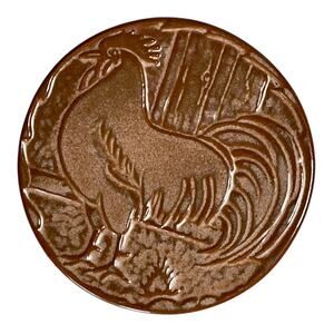 Frankoma Whimsy Pottery Rooster Chicken Trivet 94TR